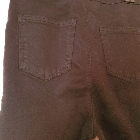 NEW Distressed Skinny Jeans - Ripped (Black) - Picture 6 of 10